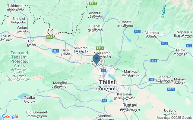 Kaart met locatie Kathedraal van Svetitskhoveli